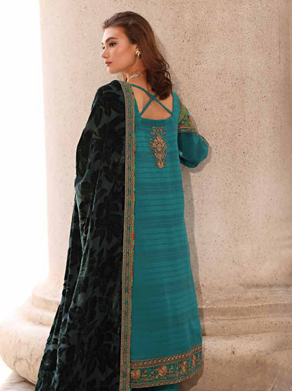 POSHIMA Embroidered Peach Leather Collection 2025 by Charizma (PSW5-17)