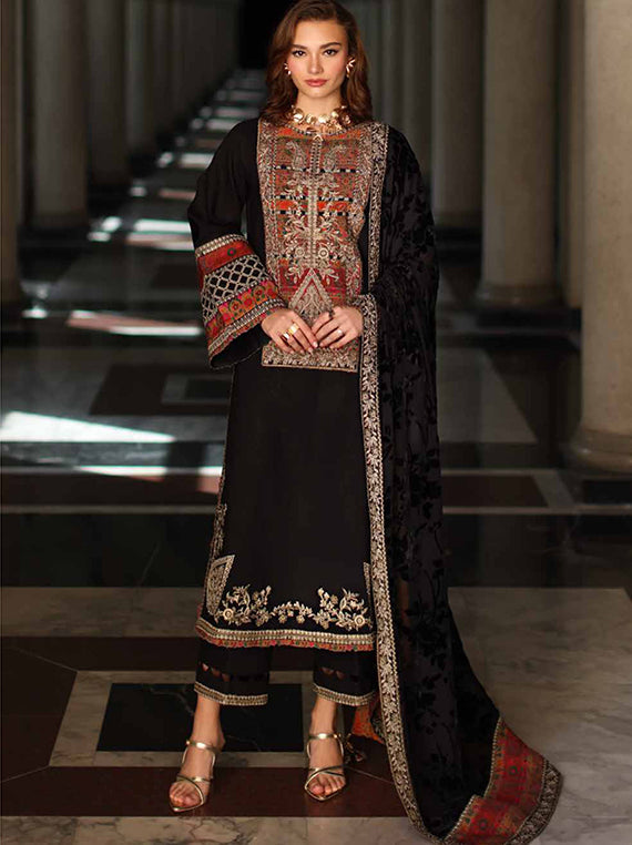 POSHIMA Embroidered Peach Leather Collection 2025 by Charizma (PSW5-19)