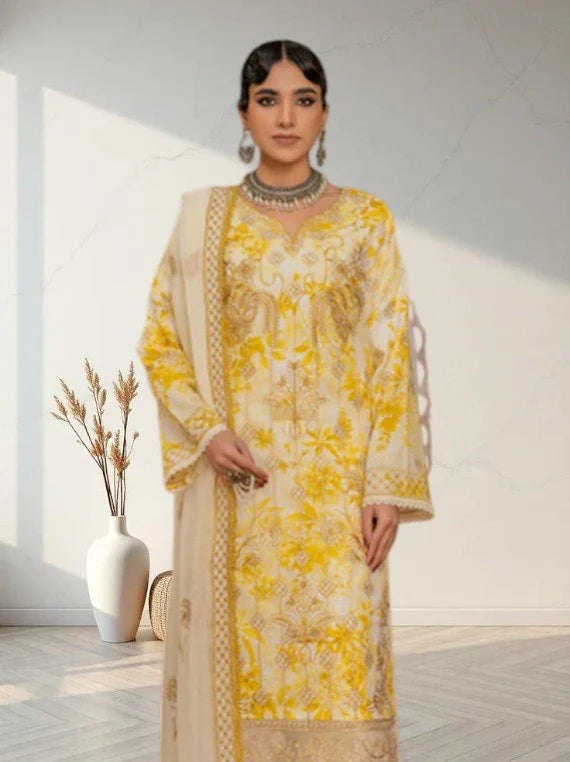 Pankh Bahar by Smile Dobby Lawn Collection 2026 (D-03)