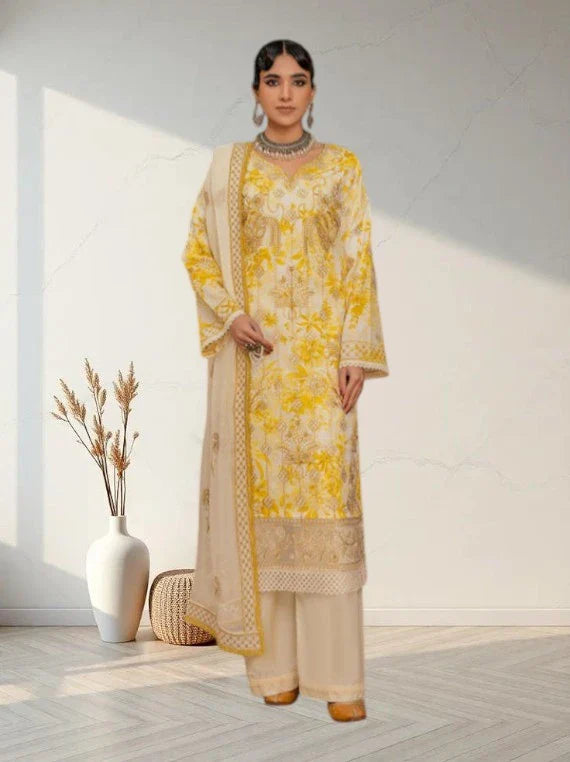 Pankh Bahar by Smile Dobby Lawn Collection 2026 (D-03)