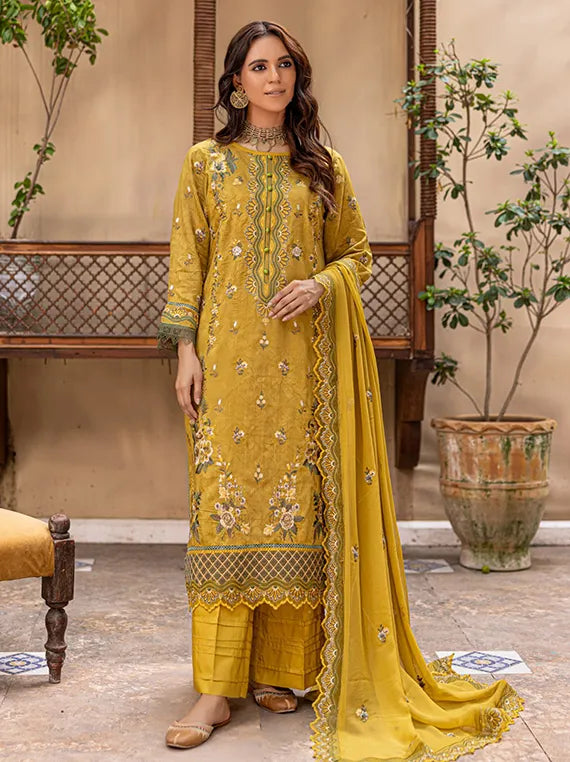 Pankh Printed Embroidered Viscose Collection 2025 by Azam Arts (D-04)
