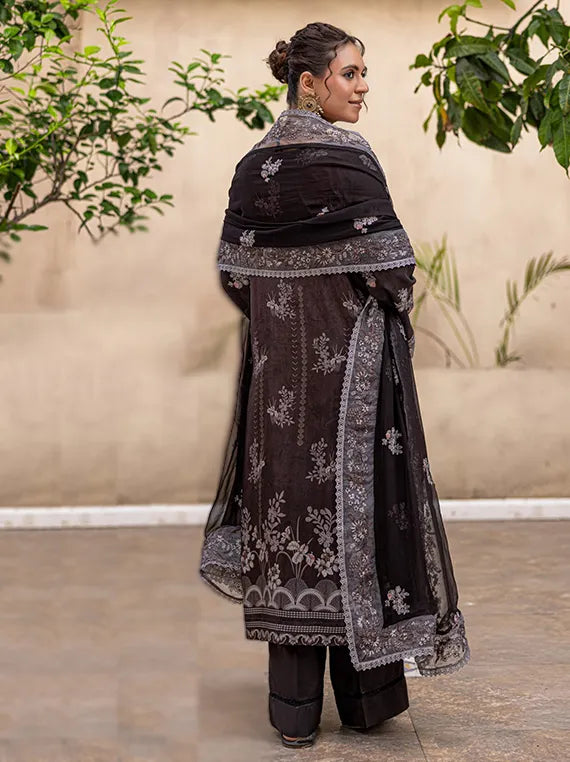 Pankh Printed Embroidered Viscose Collection 2025 by Azam Arts (D-07)