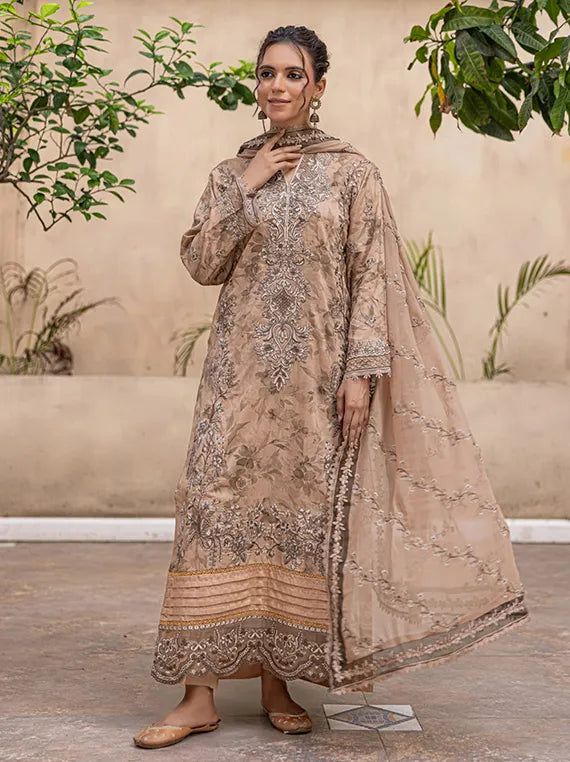 Pankh Printed Embroidered Viscose Collection 2025 by Azam Arts (D-10)