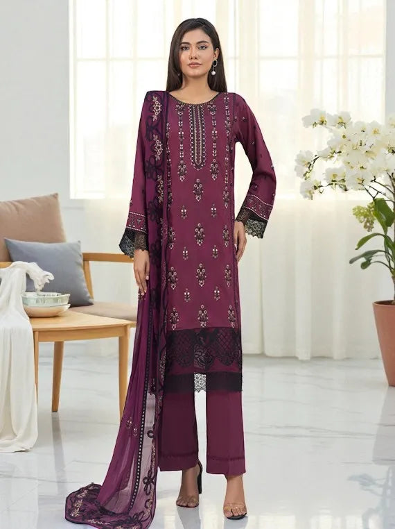 Pankh by Azam Arts Embroidered Printed Viscose Collectoion 2025 Vol-02 (D-1955)