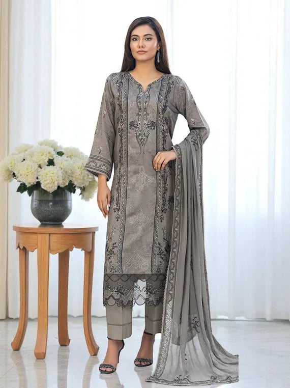 Pankh by Azam Arts Embroidered Printed Viscose Collectoion 2025 Vol-02 (D-1956)