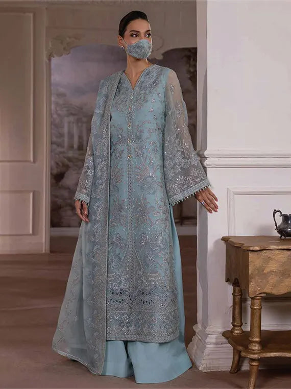 Parisa Safeera by Flossie Luxury Chiffon Unstitched Collection'26 (PA-01)
