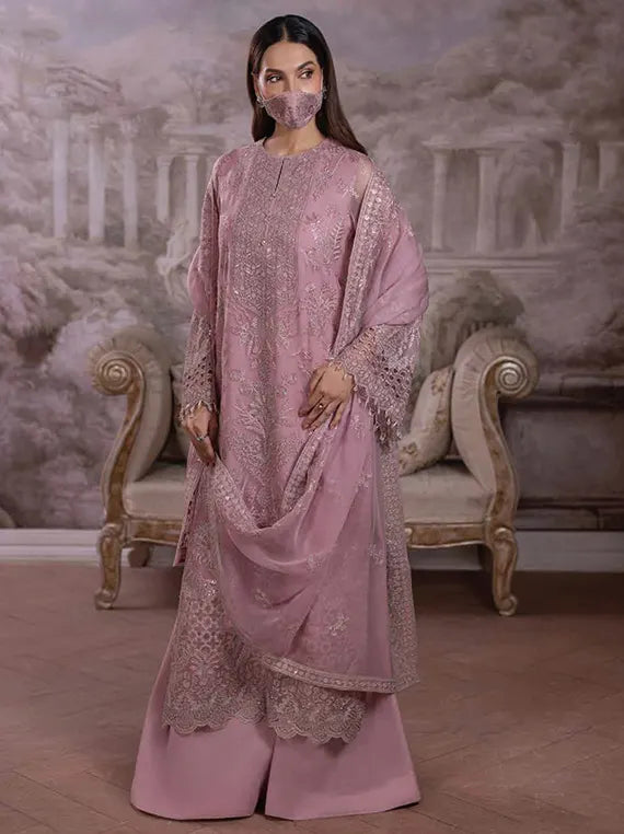 Parisa Safeera by Flossie Luxury Chiffon Unstitched Collection'26 (PA-05)