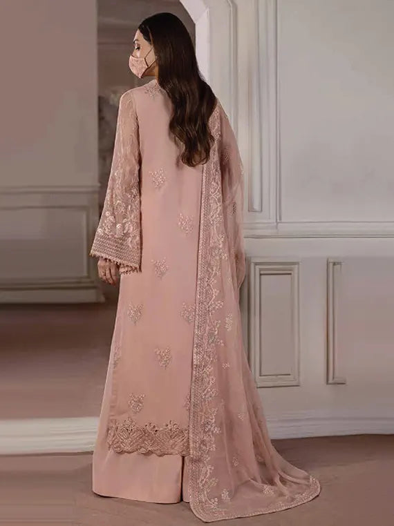 Parisa Safeera by Flossie Luxury Chiffon Unstitched Collection'26 (PA-08)