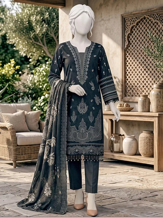 Pasand by ABC Winter Embroidered Unstitched Collection'26 (D-01)