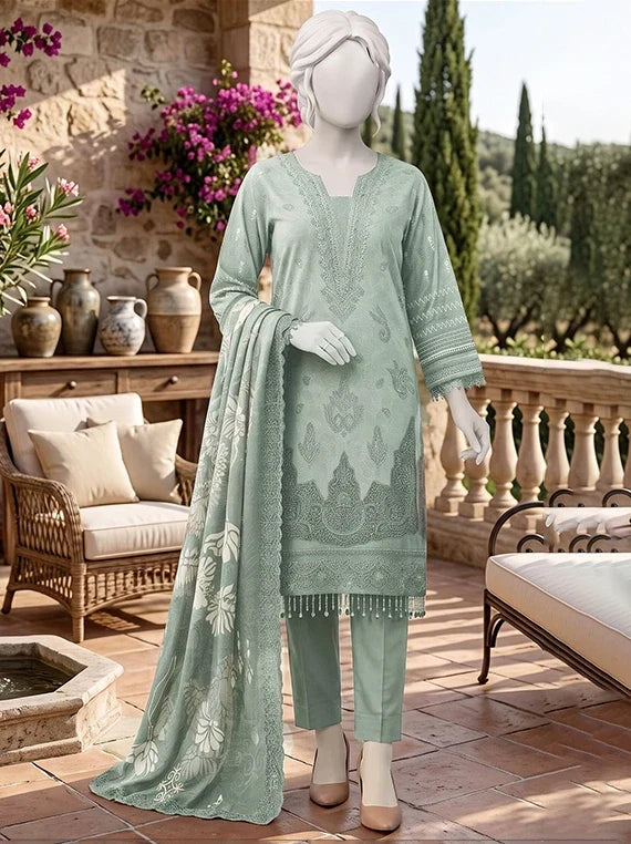 Pasand by ABC Winter Embroidered Unstitched Collection'26 (D-02)