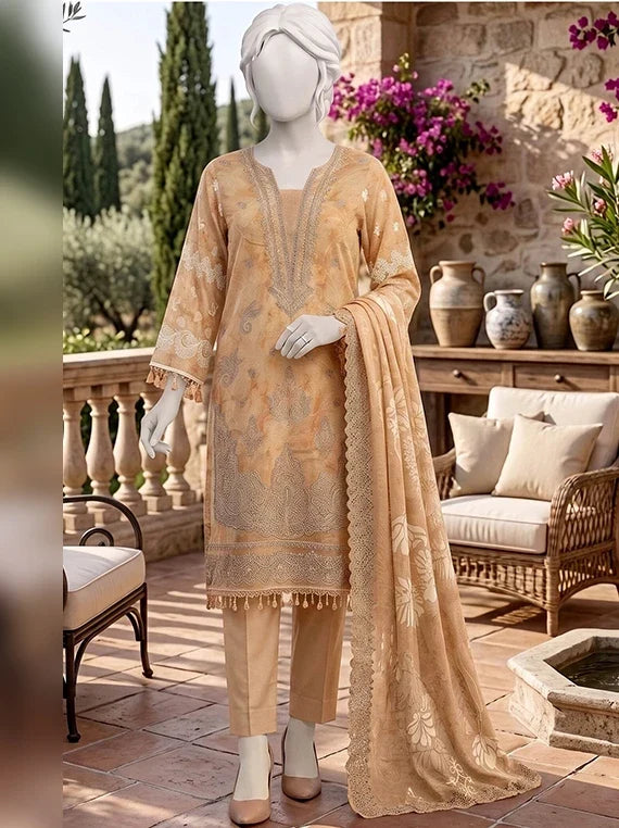 Pasand by ABC Winter Embroidered Unstitched Collection'26 (D-04)