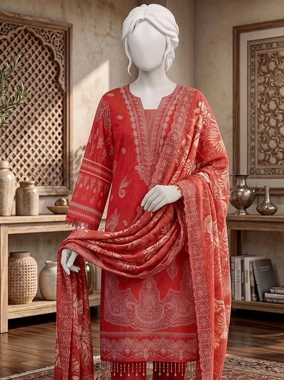 Pasand by ABC Winter Embroidered Unstitched Collection'26 (D-05)