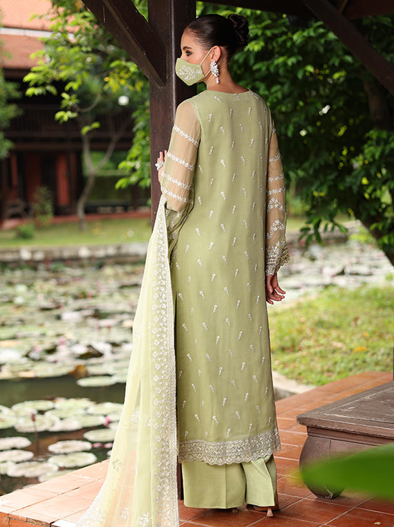 Flossie Festive Embroidered Unstitched Collection'26 (NA-107)