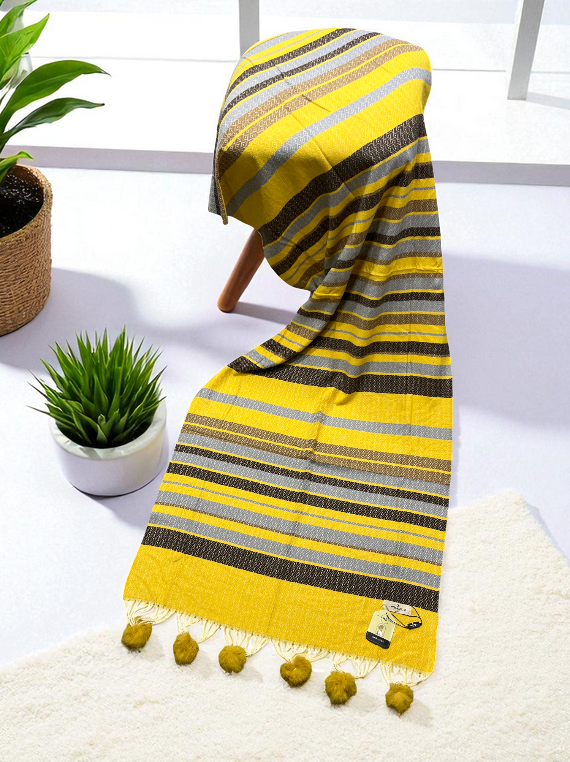 Pom Pom Soft Check Wool Stoller Edit25 (25ST29-03)