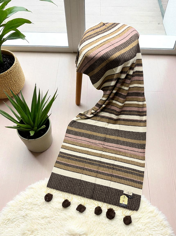 Pom Pom Soft Check Wool Stoller Edit25 (25ST29-04)