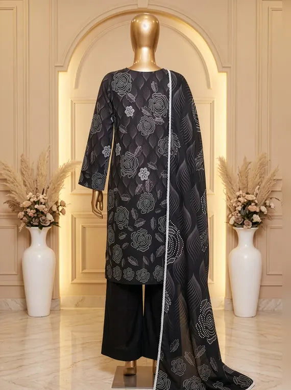 Posh by Fantak Printed Staple Slub Unstitched Collection'26 V-1004 (D-03)