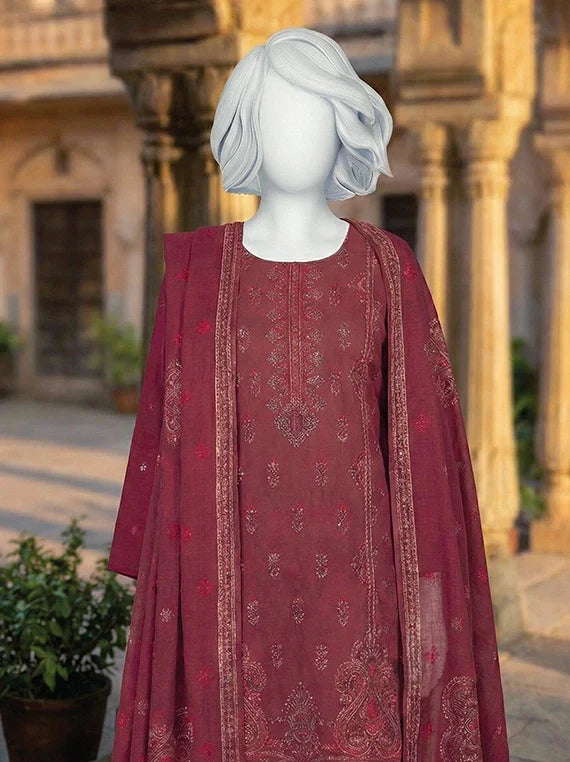 Poshak Embroidered Lawn 2026 by ABC Vol-26DB45 (D-01)