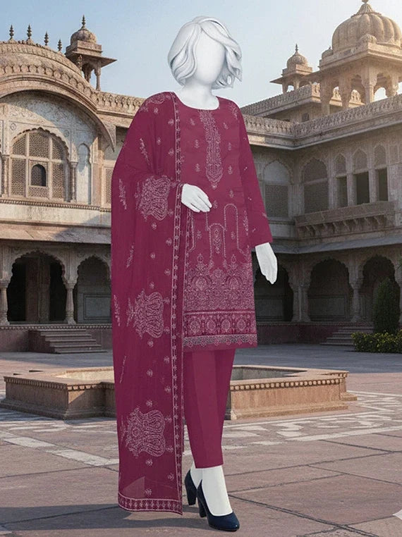 Poshak Embroidered Lawn 2026 by ABC Vol-26DB45 (D-06)
