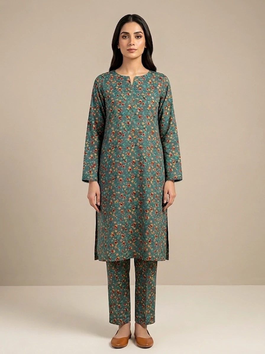 Premium 2pc Linen Edit 2026 Vol-FB02 (D-02)