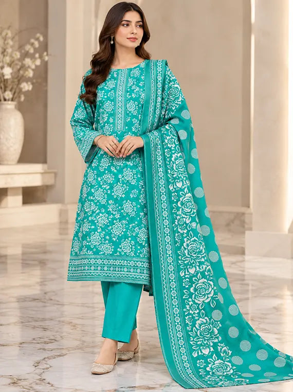 Premium 3pc Printed Khaddar Edit 26' Vol-RL09 (D-01)