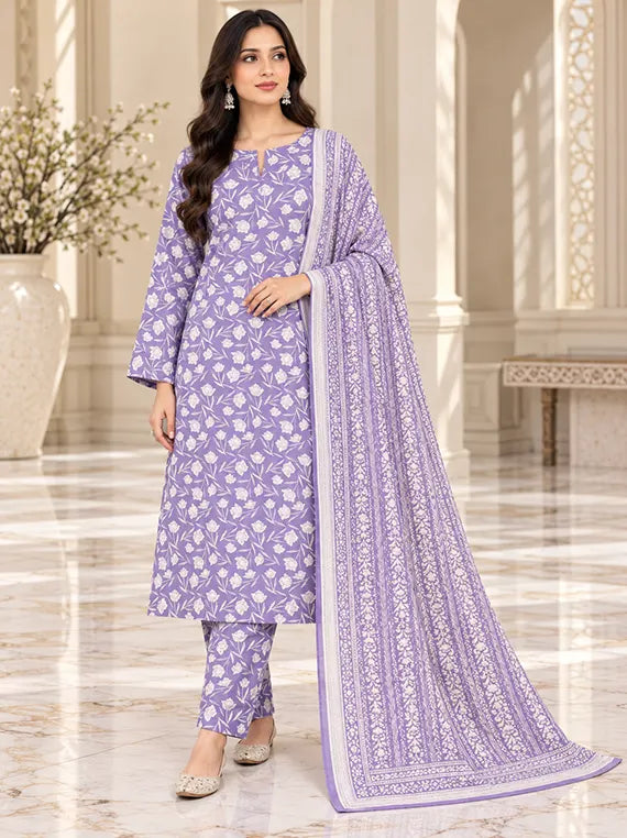 Premium 3pc Printed Khaddar Edit 26' Vol-RL09 (D-26)