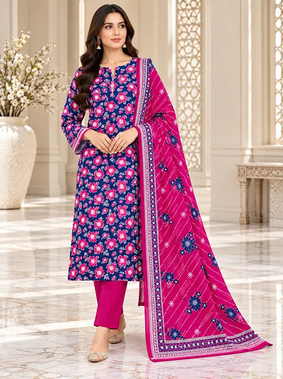 Premium 3pc Printed Khaddar Edit 26' Vol-RL09 (D-28)