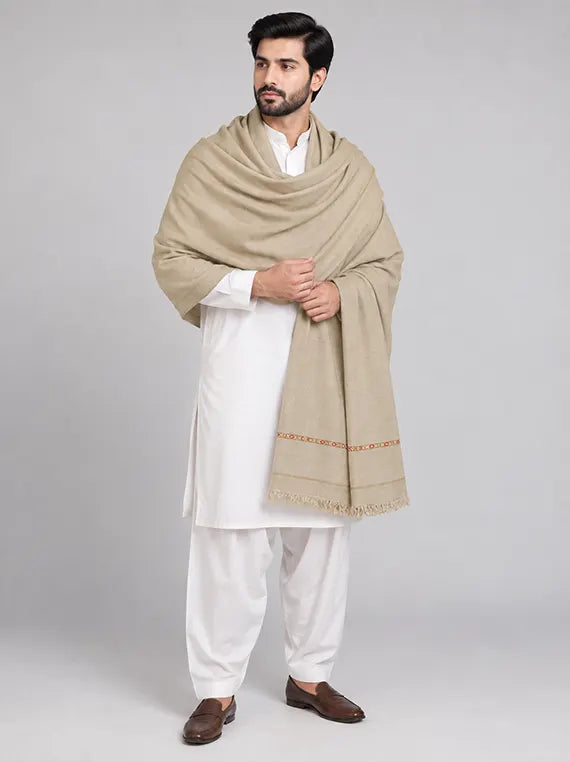 Premium Men's Wool Shawl Edit 2026 Vol-SW01 (D-02)