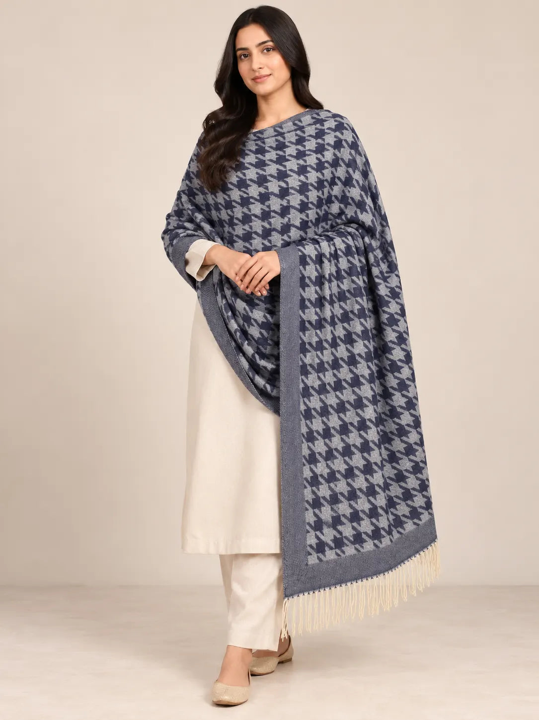 Premium Women's Wool Shawl Edit 2026 Vol-25SH29 (D-06)