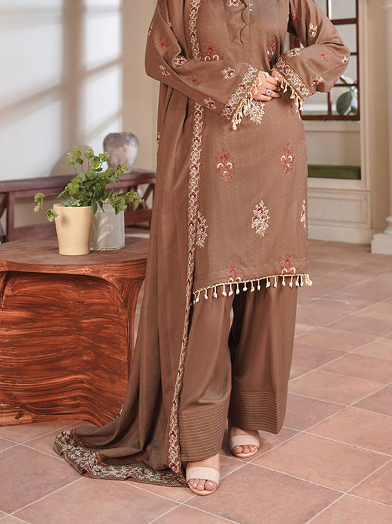 Premium Embroidered Dhanak Collection 2025 By Abisha Fabric (D-01)