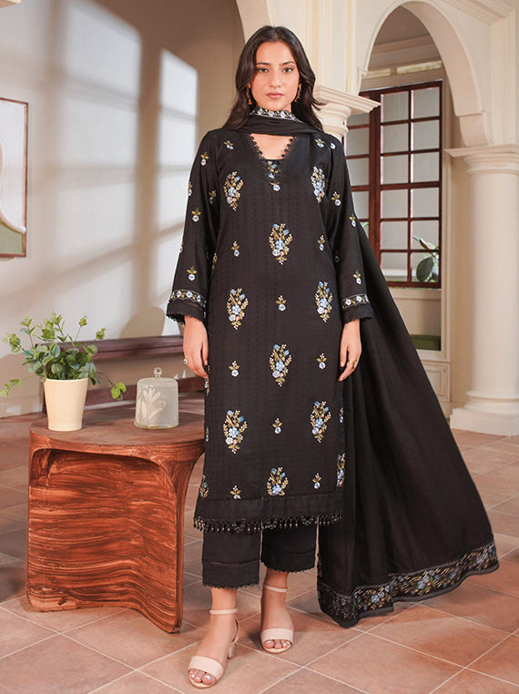 Premium Embroidered Dhanak Collection 2025 By Abisha Fabric (D-03)