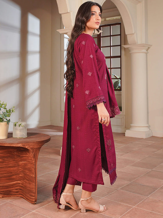 Premium Embroidered Dhanak Collection 2025 By Abisha Fabric (D-06)