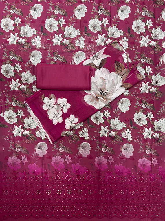 Premium Floral Printed Lawn Edit 2026 Vol-26DC04 (D-22)