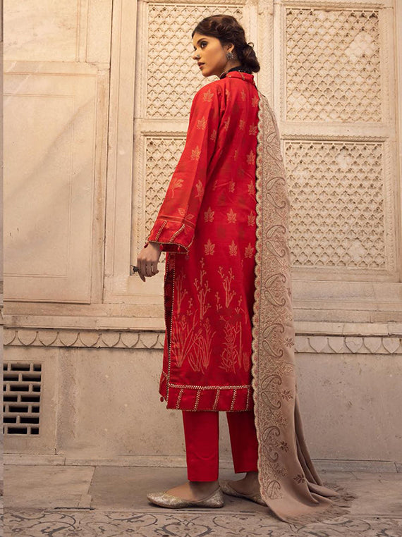 Premium Printed Embroidered Collection 2026 (D-593)