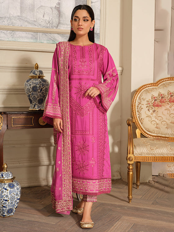 Premium Printed Embroidered Collection 2026 (JH-255)