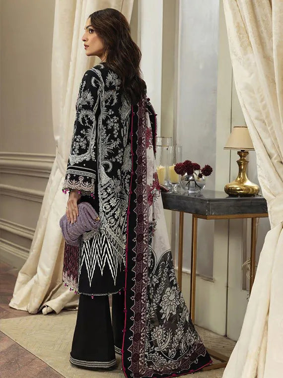 Premium Unstitched Lawn Collection 2025 (AL23-11-HADIYA)