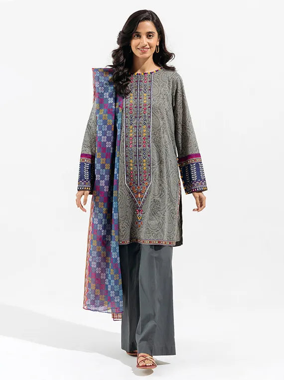 Premium Unstitched Lawn Collection 2025 (BT1S23U67)