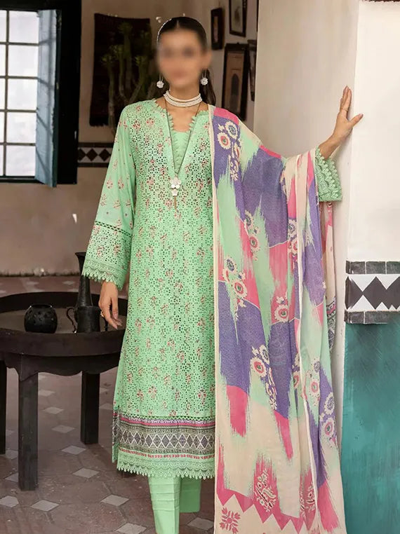 Premium Unstitched Lawn Collection 2025 (MPCL 08)
