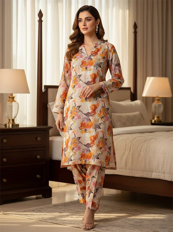 Prestige Allover Printed Lawn Collection 26 Vol-FA08 (D-41)