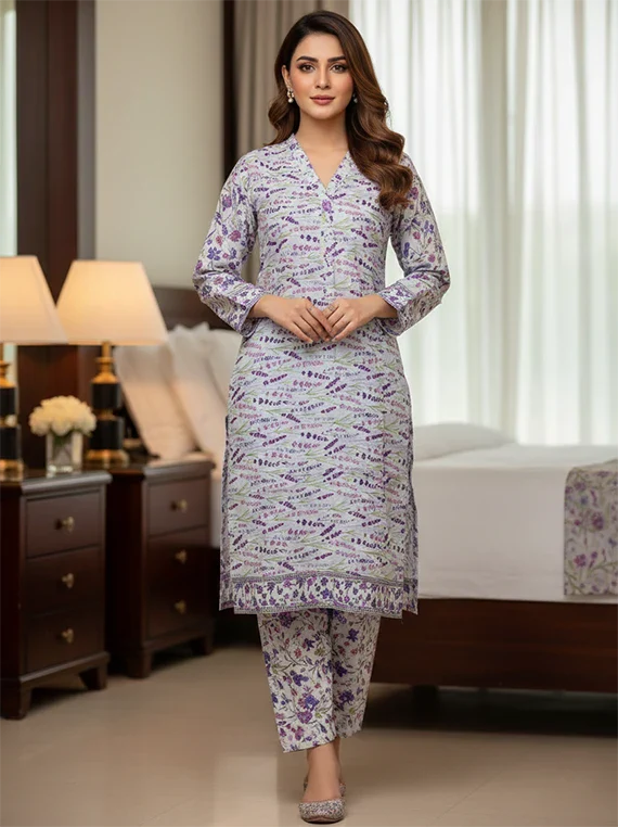 Prestige Allover Printed Lawn Collection 26 Vol-FA08 (D-46)