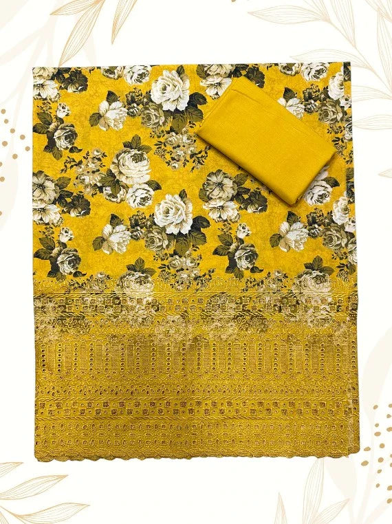 Printed ChikanKari Lawn Edit26 Vol-FA20 (D-15)