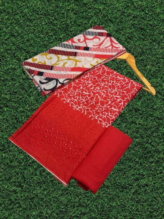 Printed Chikankari Lawn By UmarPoshak Edit26 Vol-MS01 (D-03)
