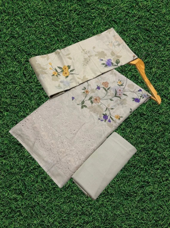 Printed Chikankari Lawn By UmarPoshak Edit26 Vol-MS01 (D-09)