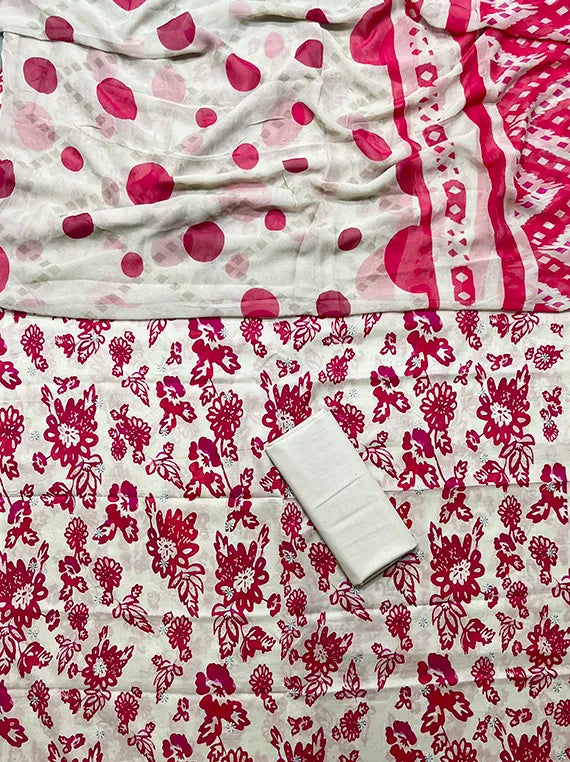 Printed Chikankari Lawn Collection 2025 Vol-PC48 (PC48-01)