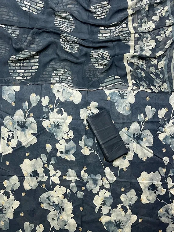 Printed Chikankari Lawn Collection 2025 Vol-PC48 (PC48-02)