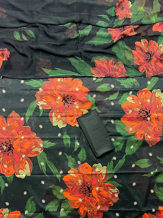Printed Chikankari Lawn Collection 2025 Vol-PC48 (PC48-04)