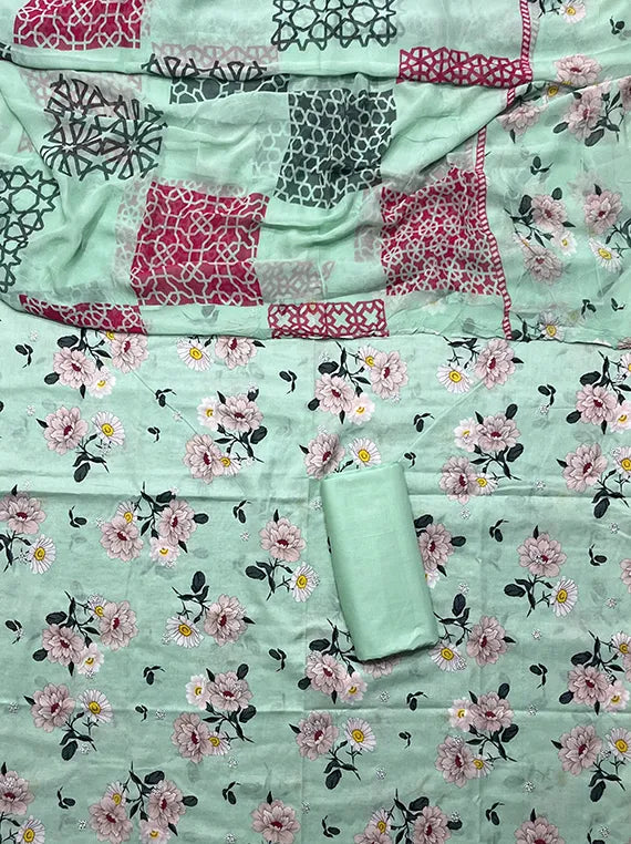 Printed Chikankari Lawn Collection 2025 Vol-PC48 (PC48-10)