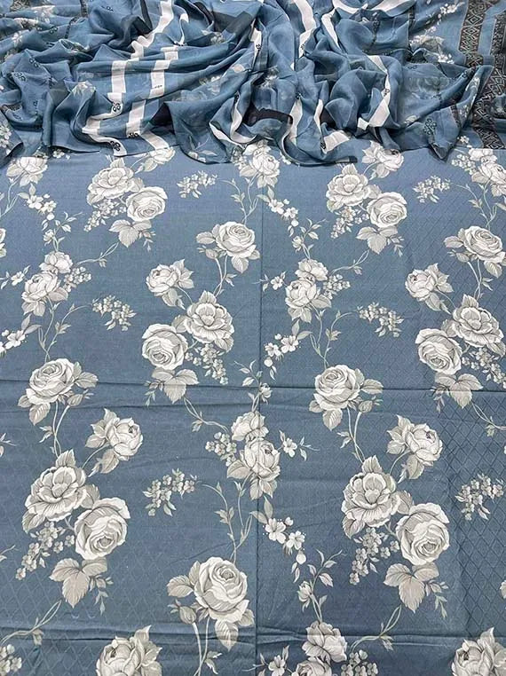 Printed Jacquard Khaddar Collection 2024 Vol-PC-30 (PC-30-05)