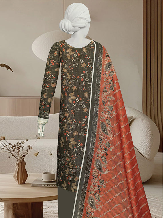 Printed Khaddar Collection 2025 By Jhurmat Vol-08 (D-01)