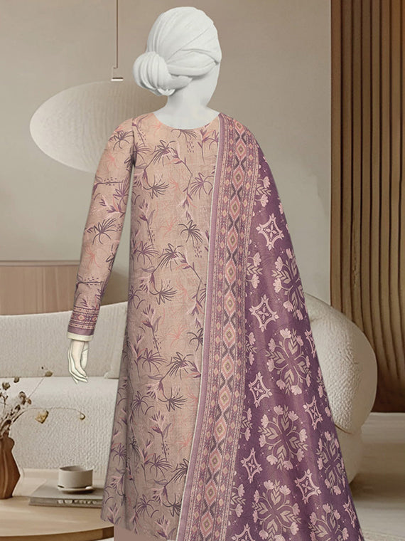 Printed Khaddar Collection 2025 By Jhurmat Vol-08 (D-05)