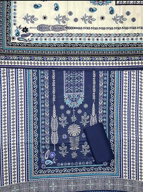 Printed Lawn Collection 2025 Vol-CZ03 (CZ-03-10)